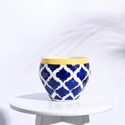 Apple Ceramic Pot (6.6 Inch Diameter)