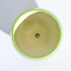 Apple Ceramic Pot (6.6 Inch Diameter)