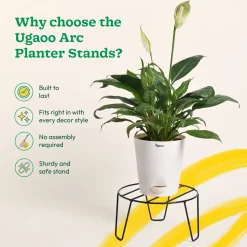 Arc Round Metal Plant Stand