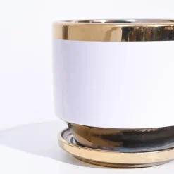 Aurelius Round Ceramic Pot