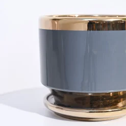 Aurelius Round Ceramic Pot