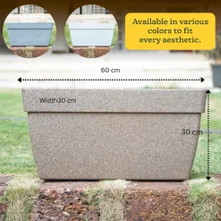 Barca Rectangle Planter
