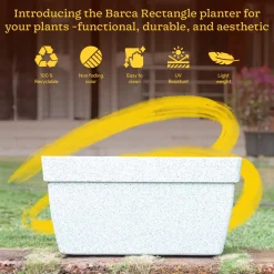 Barca Rectangle Planter