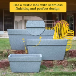 Barca Rectangle Planter