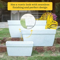Barca Rectangle Planter