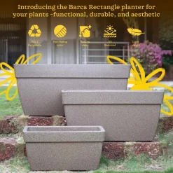 Barca Rectangle Planter