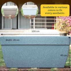Barca Rectangle Planter