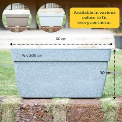 Barca Rectangle Planter
