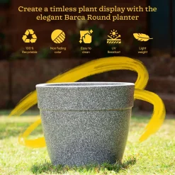 Barca Round Planter