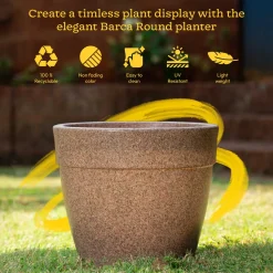 Barca Round Planter