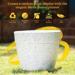 Barca Round Planter
