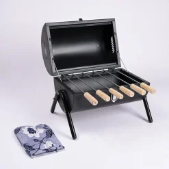 Barrel Style Barbecue Grill
