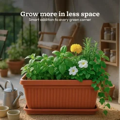 Bellow Rectangle Window Planter