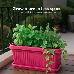 Bellow Rectangle Window Planter