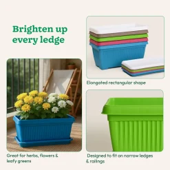 Bellow Rectangle Window Planter