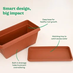 Bellow Rectangle Window Planter