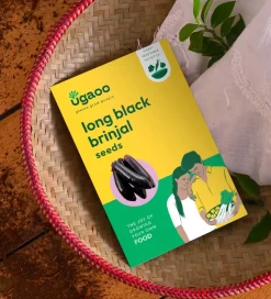 Black Brinjal Seeds (Long)