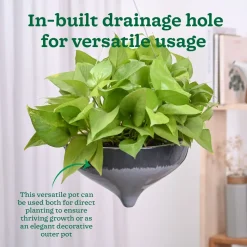 Ceramic Hanging Pot Cosmic Stone