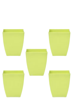 Chatura Plastic Pots - Set of 5