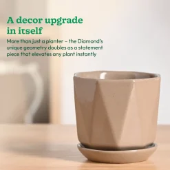 Diamond Ceramic Pot