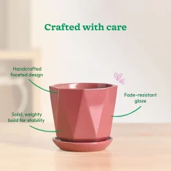 Diamond Ceramic Pot