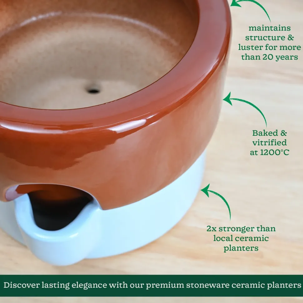 Flower Sunflower Ceramic Planter