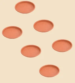 Gardening Plates - Terracotta Color