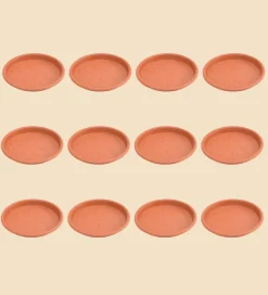 Gardening Plates - Terracotta Color