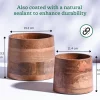 Gradient Wooden Planter - Set of 2