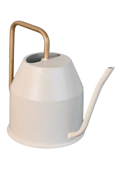 Haifoss Watering Can - Ivory & Gold