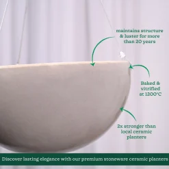 Hanging Ceramic Planters Petrichor Smite