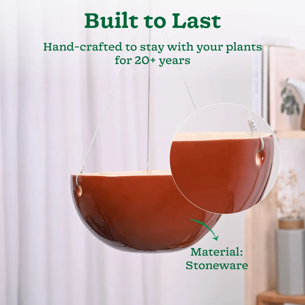 Hanging Ceramic Planters Petrichor Smite