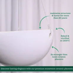 Hanging Ceramic Planters Petrichor Smite