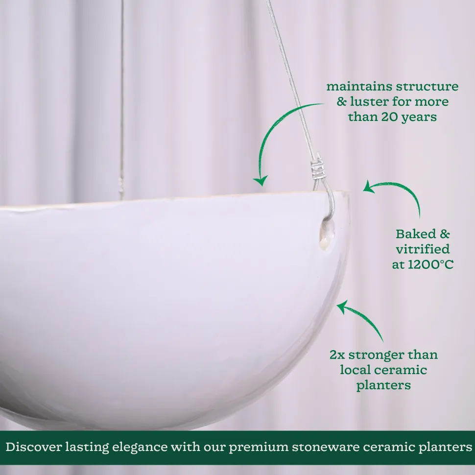 Hanging Ceramic Planters Petrichor Smite