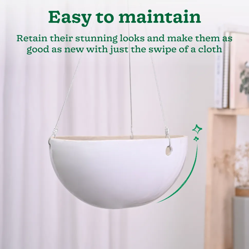 Hanging Ceramic Planters Petrichor Smite