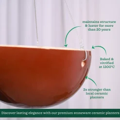Hanging Ceramic Planters Petrichor Smite