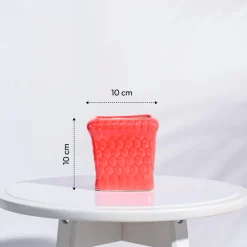Honeycomb Ceramic Pot (4 Inch Width)