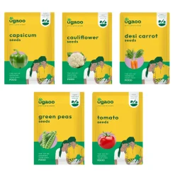 Indian Vegetable Seeds Bundle of 5 Packet