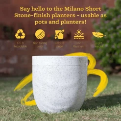 Milano Short Planter
