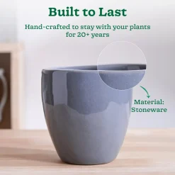 Nature's Hum Slim Ceramic Planter