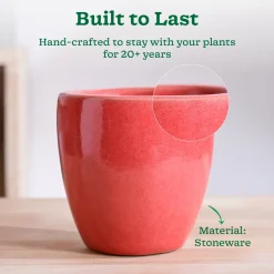 Nature's Hum Slim Ceramic Planter