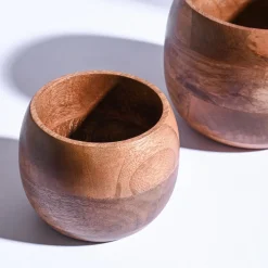 Orbit Wooden Planter - Set of 2