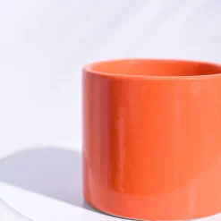Pipe Ceramic Pot (3.8 Inch Diameter)