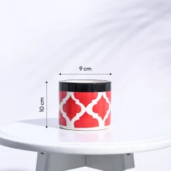 Pipe Ceramic Pot (3.8 Inch Diameter)