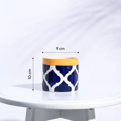 Pipe Ceramic Pot (3.8 Inch Diameter)