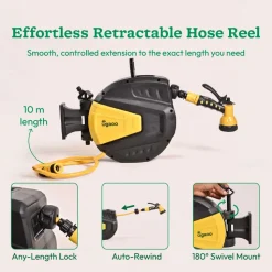 Retractable Garden Hose Reel