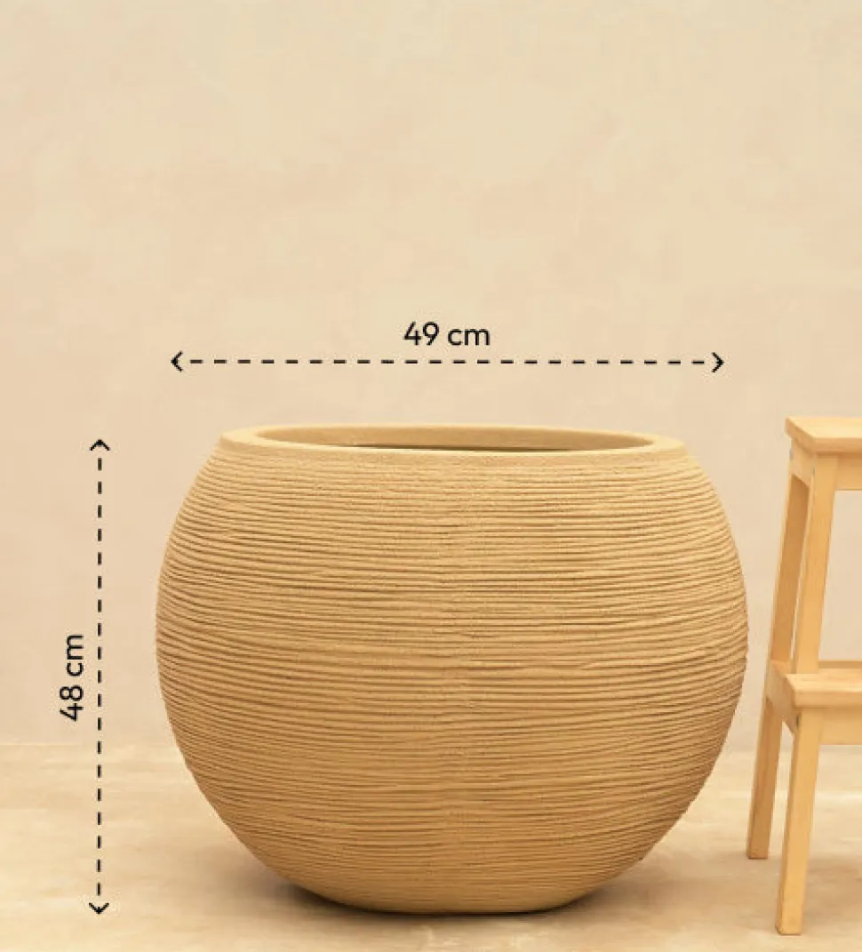 Rib Bowl Planter