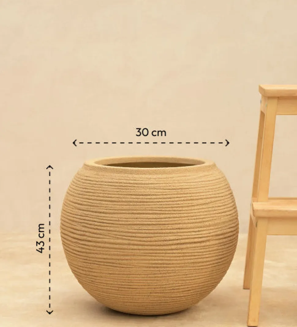 Rib Bowl Planter