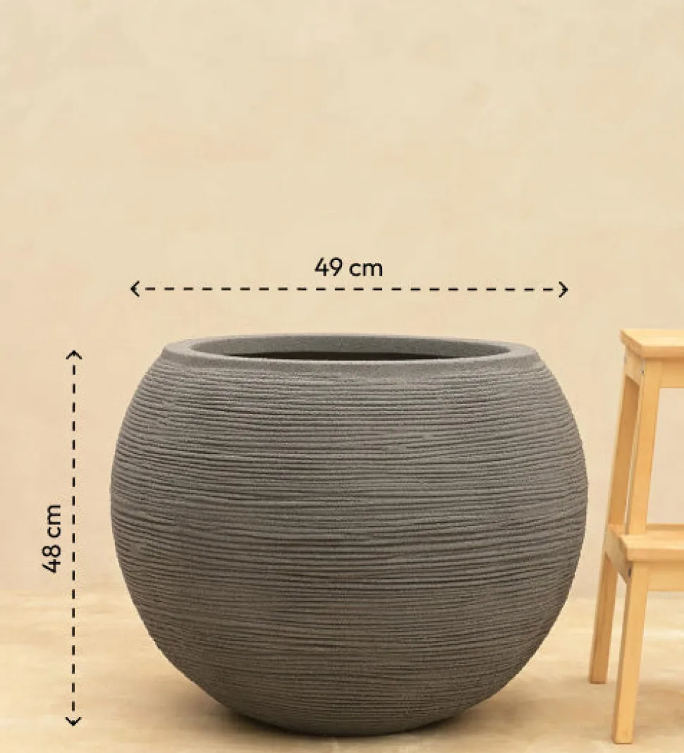 Rib Bowl Planter