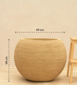 Rib Bowl Planter